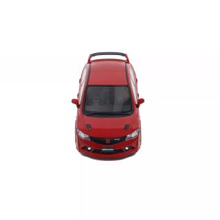 HONDA CIVIC MUGEN RR (FD2) Milano Red 2008 OttO mobile 1:18 Resinemodell (Türen, Motorhaube... nicht zu öffnen!)